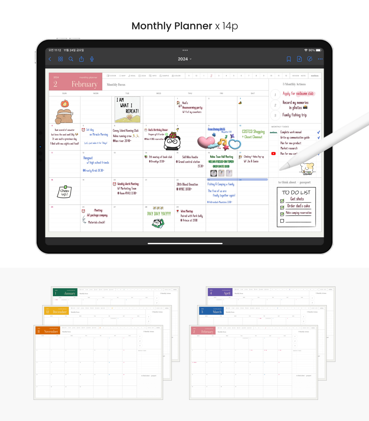 2024 Nelna Ultimate Digital Planner : BASIC