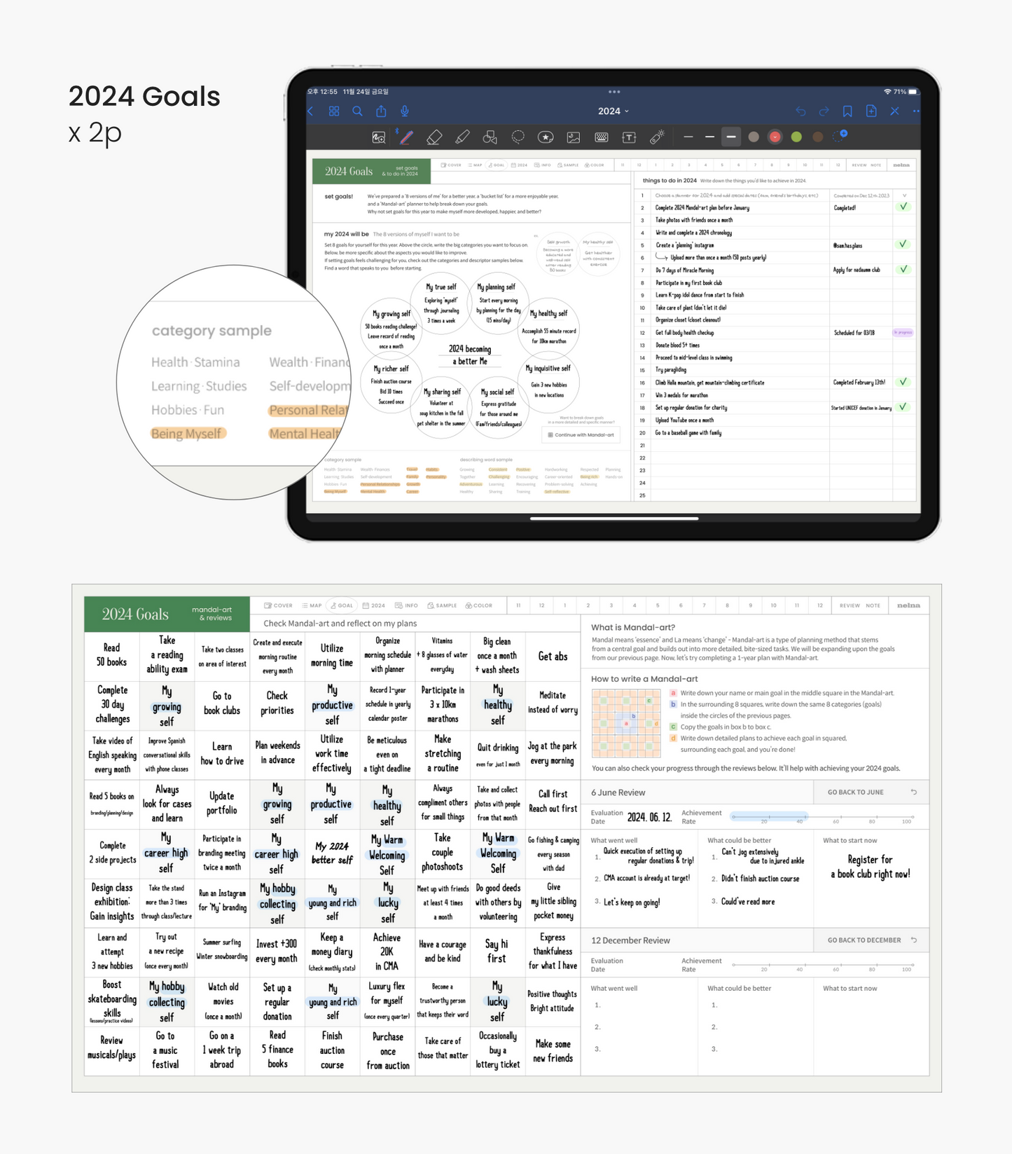 2024 Nelna Ultimate Digital Planner : BASIC