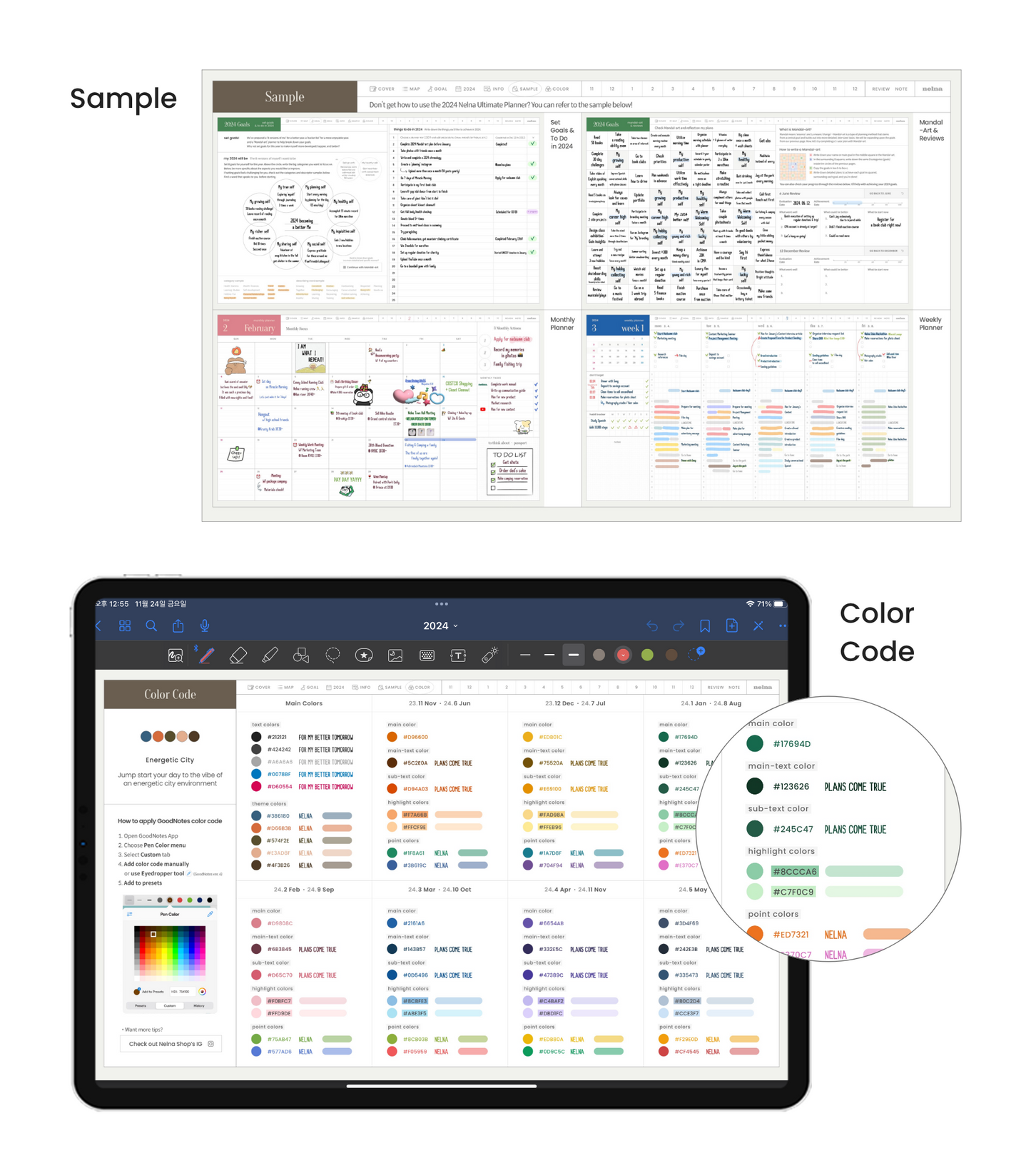 2024 Nelna Ultimate Digital Planner : BASIC