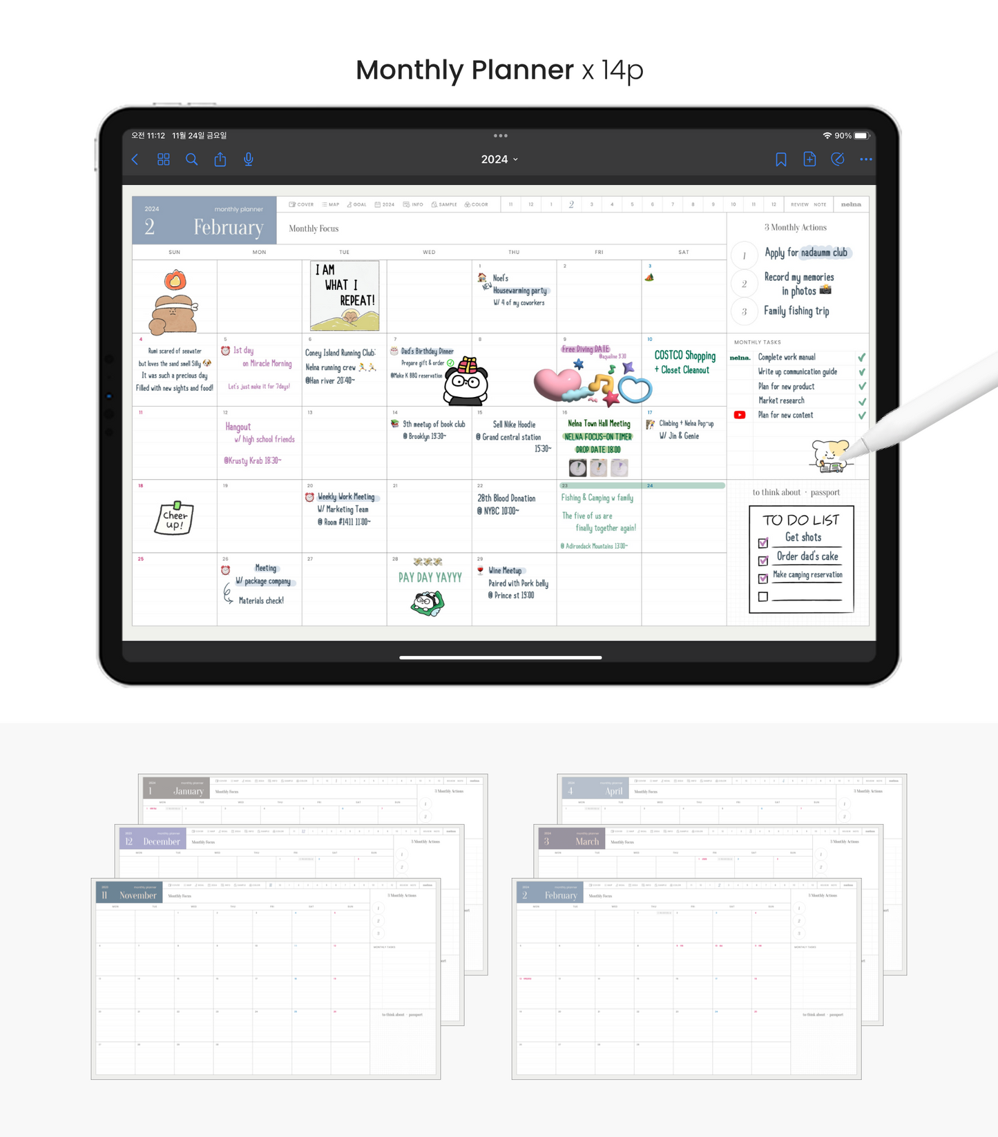 2024 Nelna Ultimate Digital Planner : PRO