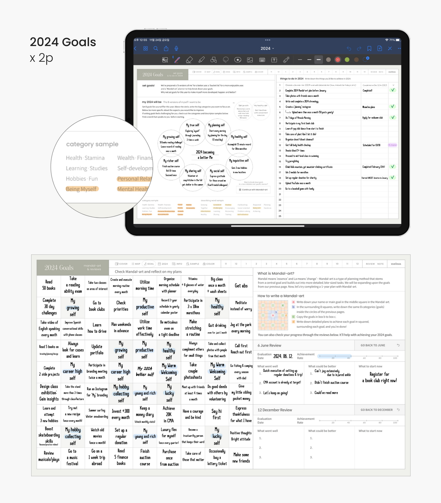 2024 Nelna Ultimate Digital Planner : PRO