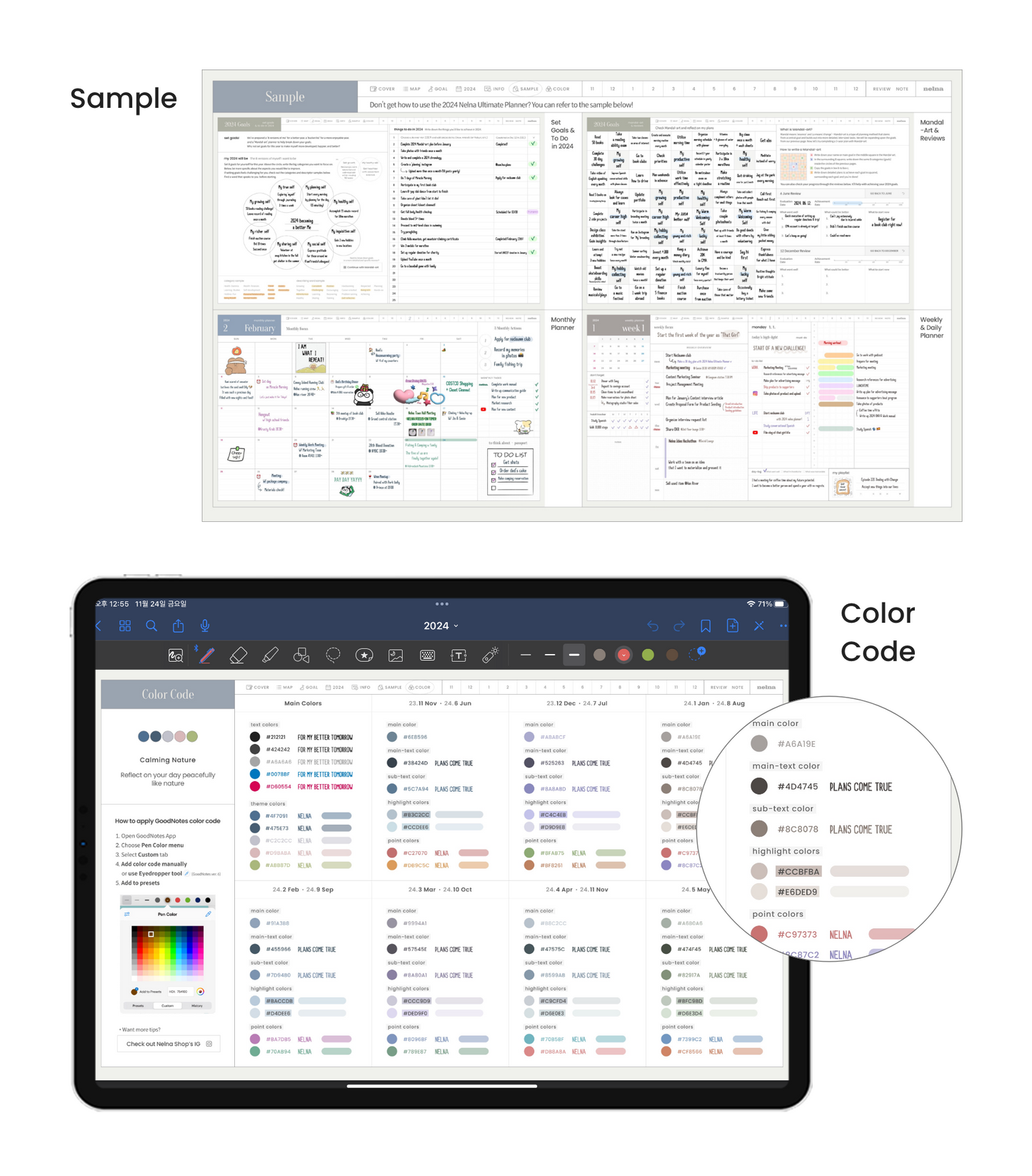 2024 Nelna Ultimate Digital Planner : PRO