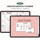 Nelna Digital Undated Monthly Planner for iPad Strawberry Milk ver