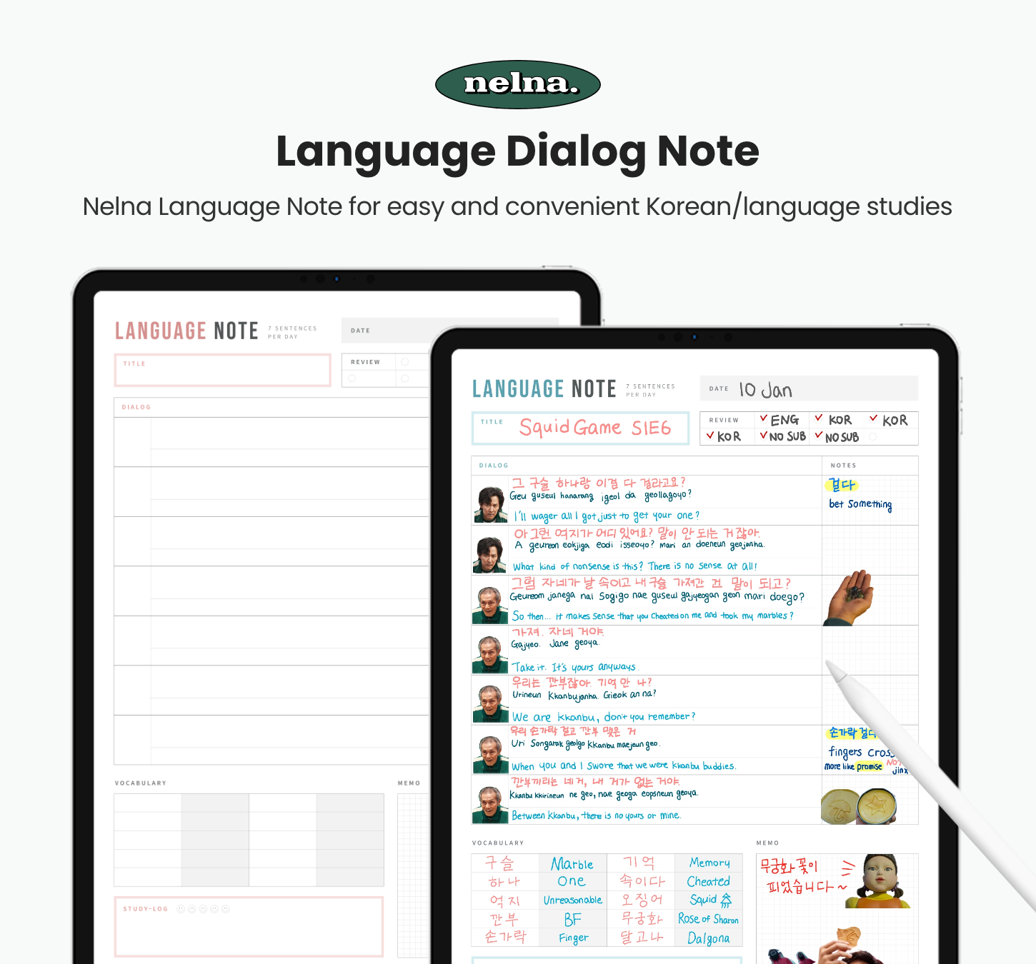 Digital Dialogue Language Note for iPad - Nelna – nelna